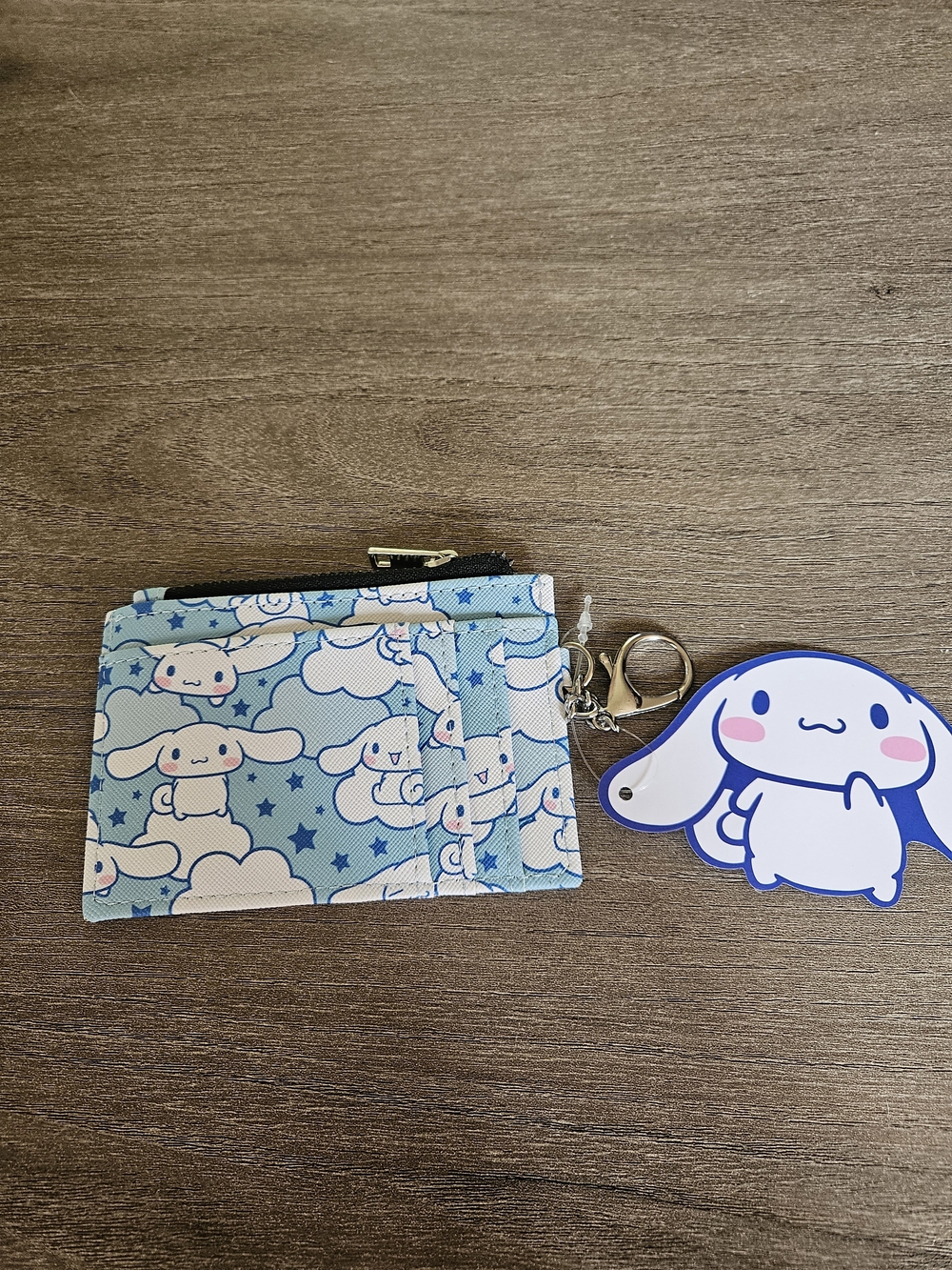 Sanrio Cinnamoroll Card Holder Keychain-NWT